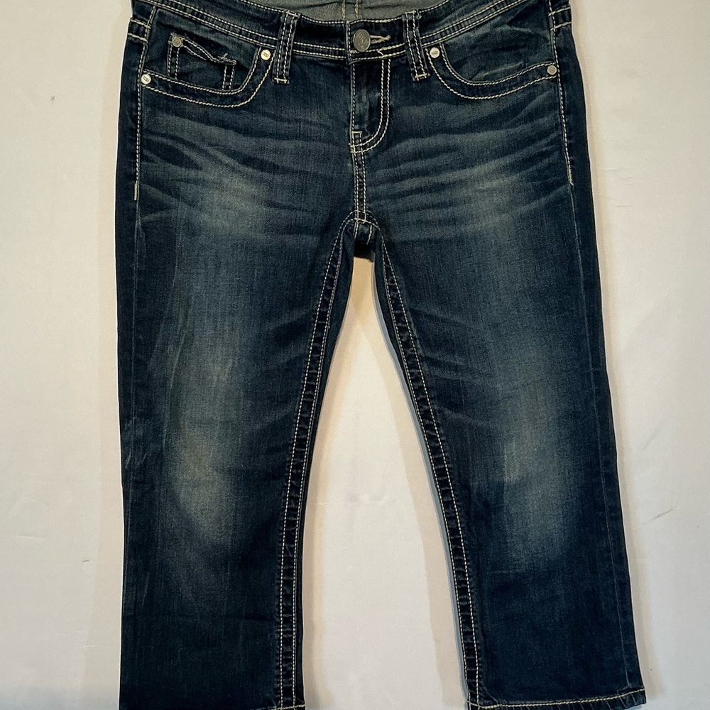 BKE Midnight Blue Cropped Women's Jeans
